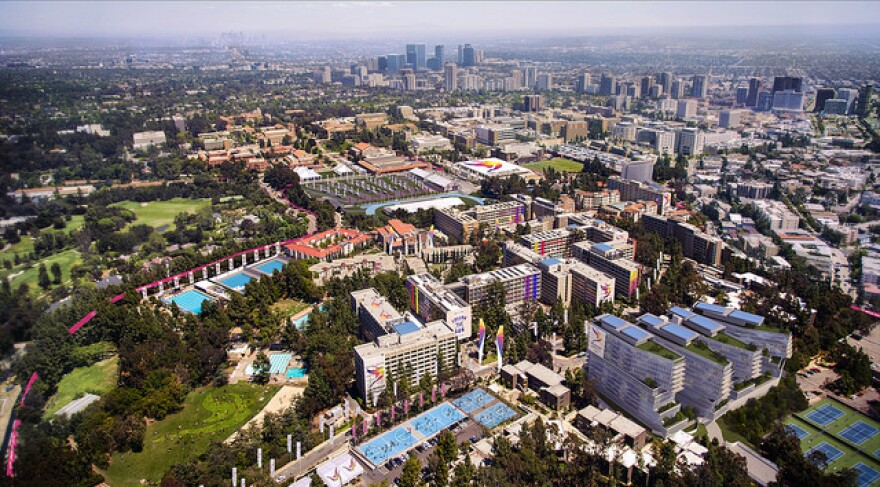 How UCLA would look if L.A. gets the 2024 Olympics.