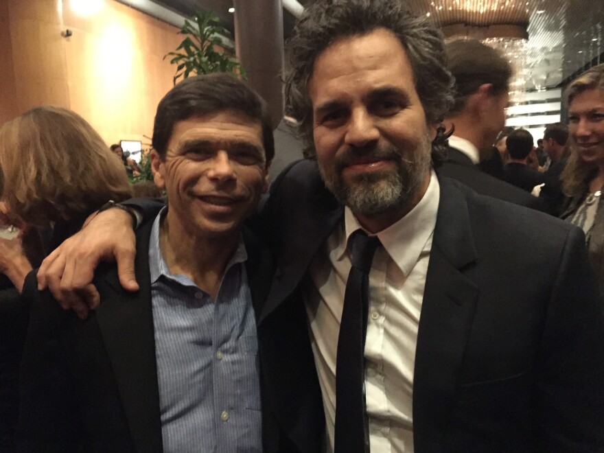 Boston Globe reporter Mike Rezendes, left, is played by Mark Ruffalo in "Spotlight."