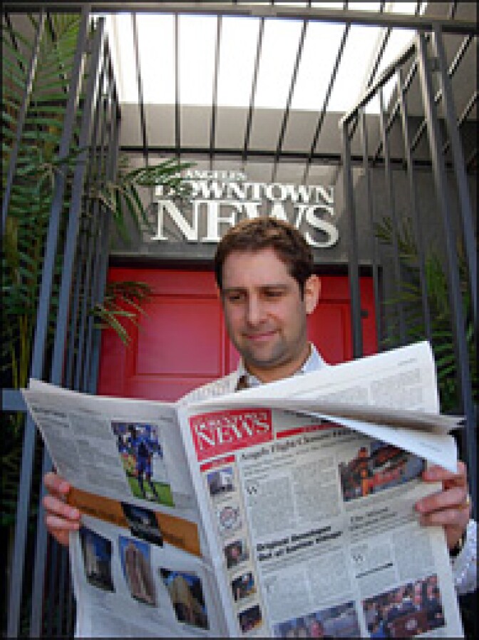 Jon Regardie is the executive editor of the Los Angeles Downtown News.