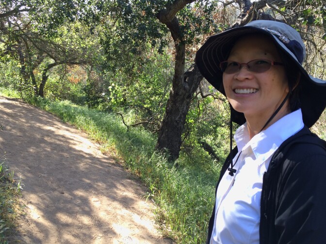 Gina Masequesmay fled Vietnam with her family shortly after the Fall of Saigon. She says coming to terms with strong memories of war has taken her years. Today, she finds solace in walks in L.A.'s Griffith Park.