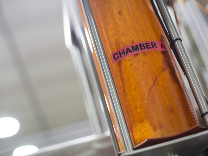 Hot sauce is bottled at Tapatio Foods in Vernon on Thursday morning, Jan. 14, 2016.