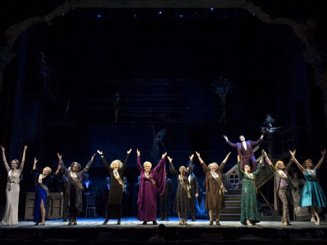 The cast of the Kennedy Center production of “Follies” at the Center Theatre Group/Ahmanson Theatre.
