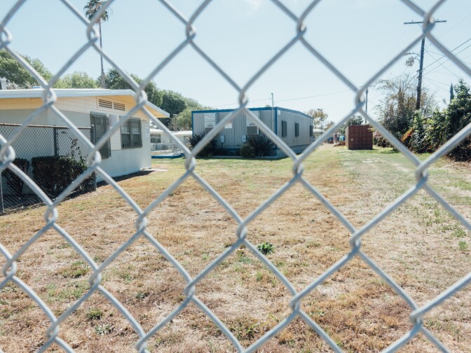 Gonzaque Village is a 184-unit low-income housing complex run by the Los Angeles Housing Authority in Watts.