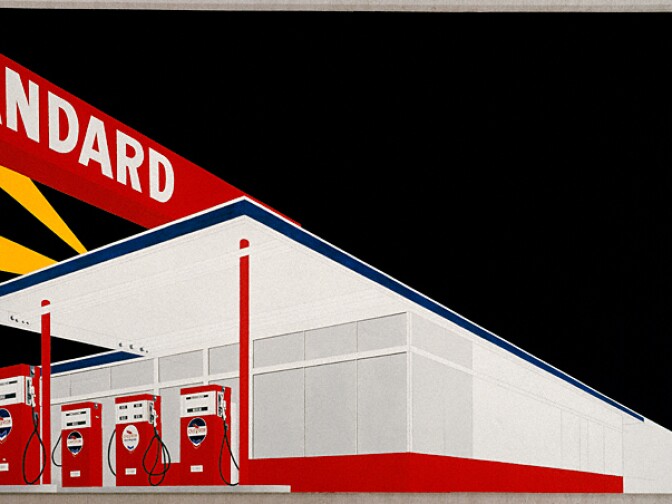Standard Station, Amarillo Texas, 1963, Ed Ruscha