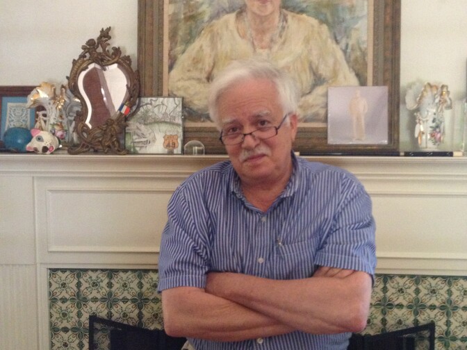 Van Dyke Parks in his home. 