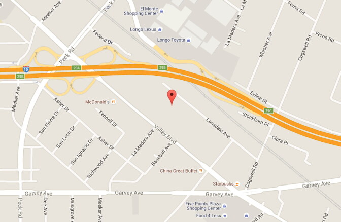 The victim, a white male about 40 to 50 years old, was pronounced dead on the scene on by the L.A. County Fire Department, according to officials. 