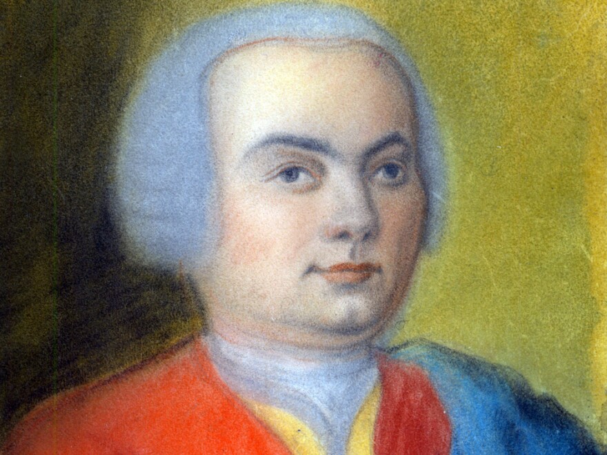 Carl Philipp Emanuel Bach, captured around 1733, in a portrait by one of his relatives, Gottlieb Friedrich Bach.