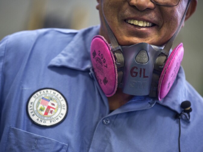 Gil Lingamen studied welding in the Philippines. During the UCLA pipe burst, Lingamen and the DWP's welding crew faced a badly corroded joint with signs of bad welds from its initial installation.