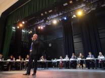 Candidates present their views at a 34th Congressional District forum at Eagle Rock High School on Wednesday, March 23, 2017. 