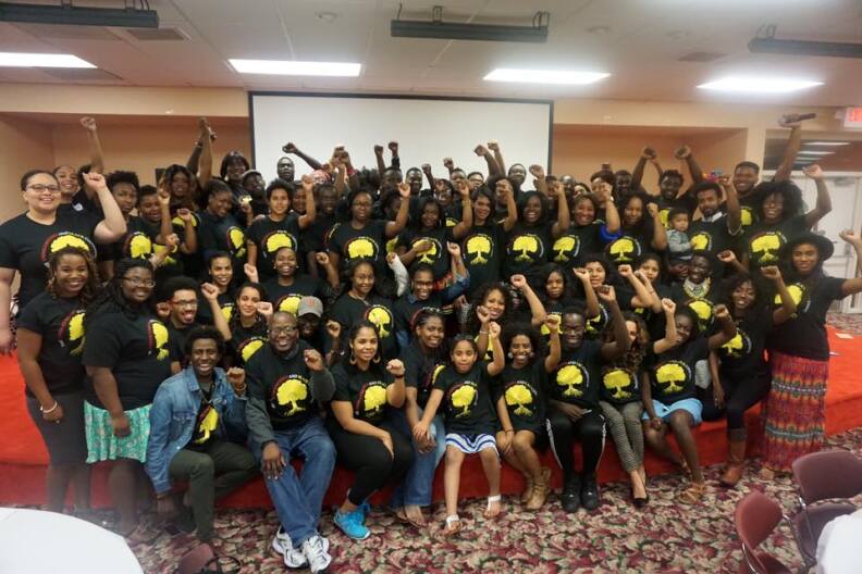 Participants at the 2016 Undocumented and Black Convening in Miami, Janauary 2016. 