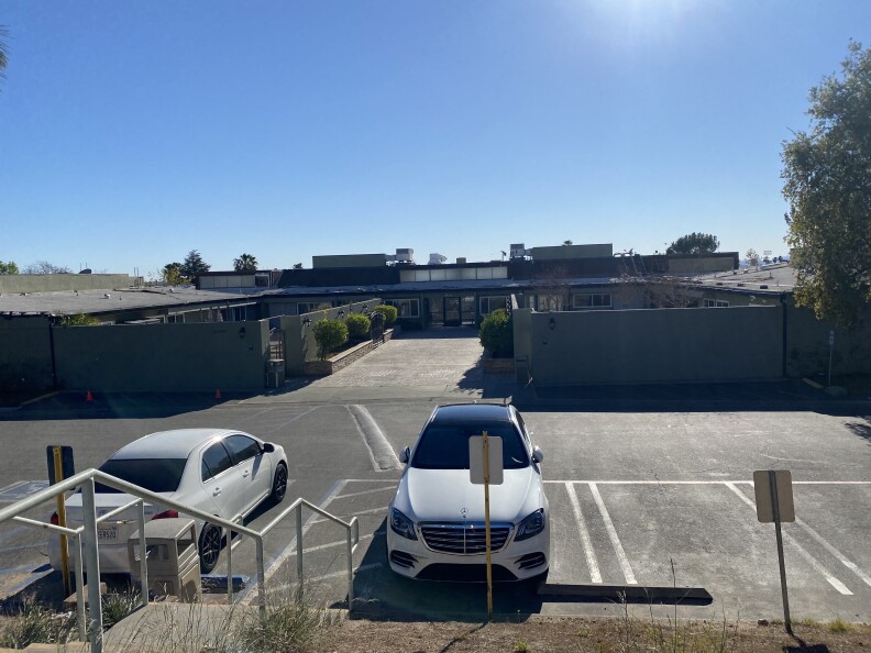 A photo showing Golden Legacy Care Center as seen from Foothill Boulevard