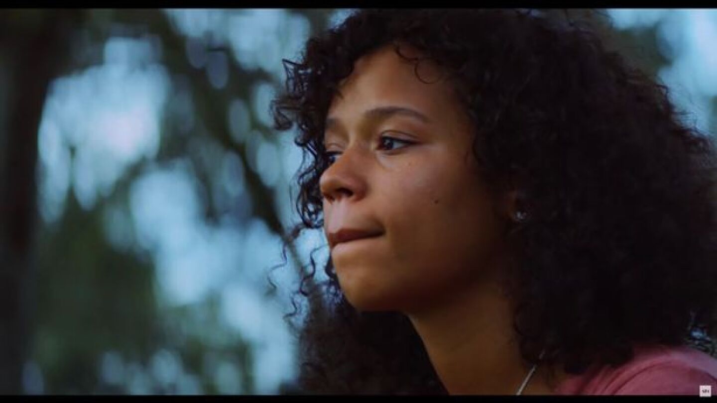 Taylor Russell co-stars in "Waves," written and directed by Trey Edward Shults.