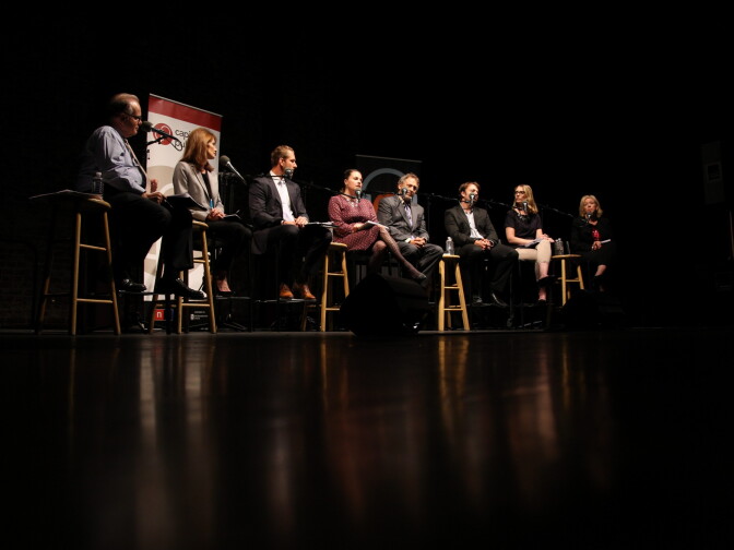 The California Counts Town Hall was moderated by Larry Mantle, host of KPCC’s AirTalk, and Beth Ruyak, host of Capital Public Radio's Insight. It was hosted by California Counts, a collaboration with KPCC in Los Angeles, KQED in San Francisco, Capital Public Radio in Sacramento and KPBS in San Diego.