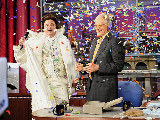 "The Late Show with David Letterman" celebrates its  20th anniversary on Aug. 29, 2013 with Bill Murray, who was the show's first guest 20 years prior.