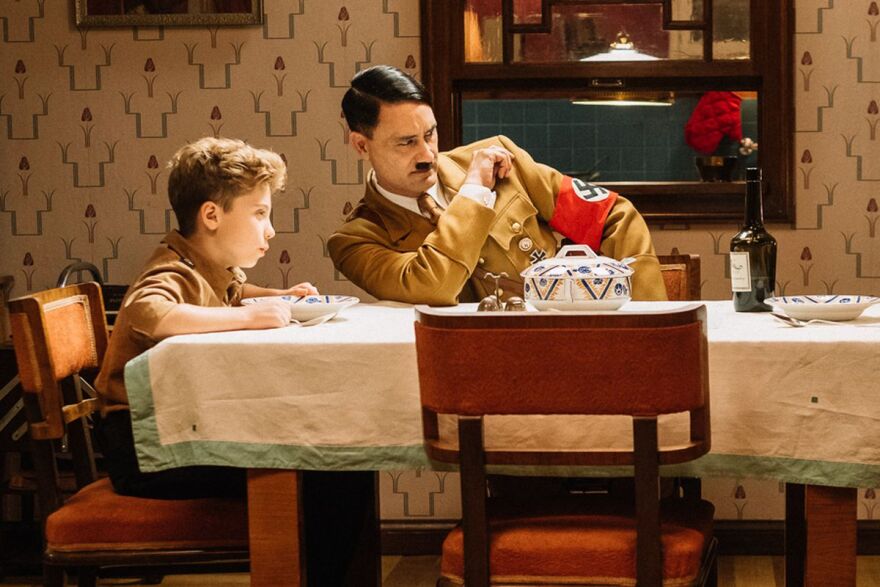 Taika Waititi directed and stars as Adolf Hitler in "JOJO Rabbit," a satire about a boy in WWII-era Germany whose imaginary friend is the Nazi leader.