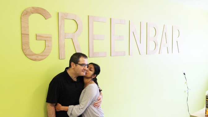 Green Bar founders Litty Matthew and Melkon Khosrovian