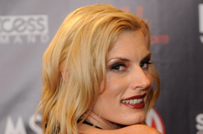 Adult film actress Darryl Hanah arrives at the 27th annual Adult Video News Awards Show at the Palms Casino Resort January 9, 2010 in Las Vegas, Nevada.