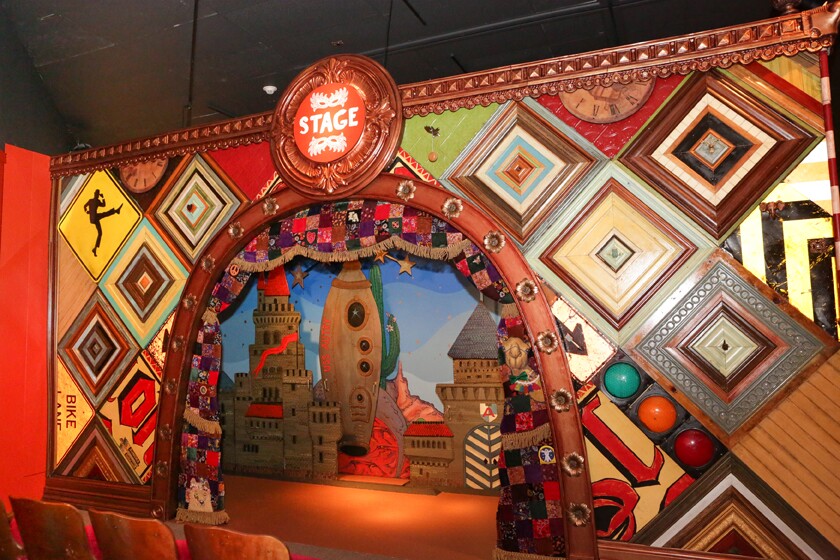 "Play" exhibit stage