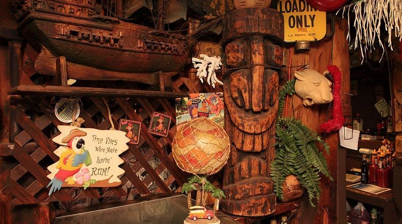 The interior of Bahooka restaurant in Rosemead, which Alison Martino likens to being inside a fish tank.