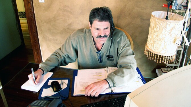 Randy Howland works from home for a major telecom company making $10 an hour. To help bring in more money, his wife, Lisa, had to find a second job.