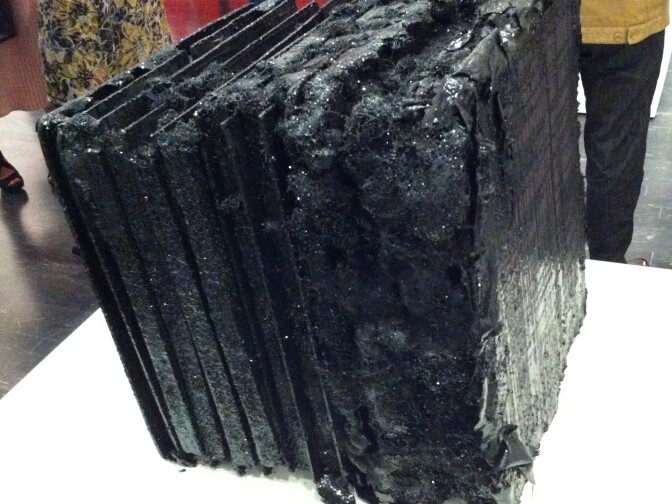 At the opening of MexiCali Biennial at Vincent Price Art Museum