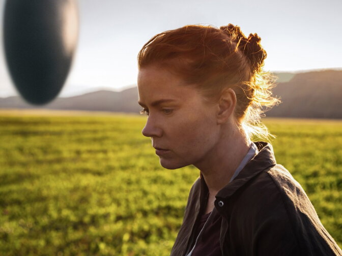 Amy Adams stars in the new sci-fi film "Arrival." 