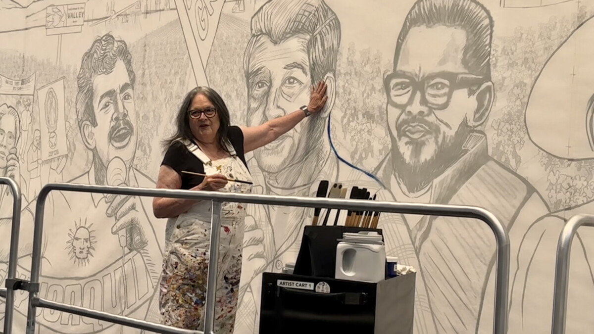 Muralist Judy Baca Begins Expansion of Her 'Great Wall' At LACMA - Vimarsana News