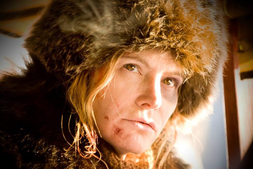 Jennifer Jason Leigh in a promotional image for "The Hateful Eight."
