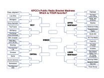 It's KPCC's 2015 Public Radio Bracket Madness — who are your picks? Vote now!