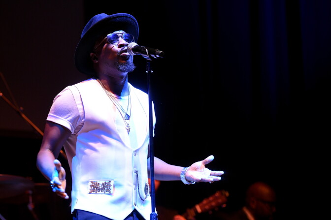 Singer-songwriter Anthony Hamilton performs onstage during the NMAAM Celebration of Legends Gala on May 31, 2018 in Nashville, Tennessee.