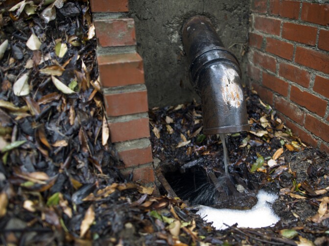 Tree People use the cistern to water their plants without having to "import" water from the city. But this year's lack of rain may lead to them needing to use some imported water.