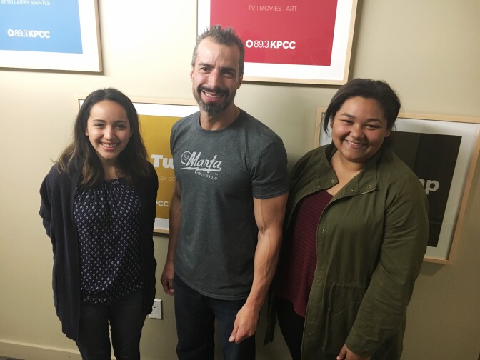 Mary Perez, A Martinez and Kelsey Brewer