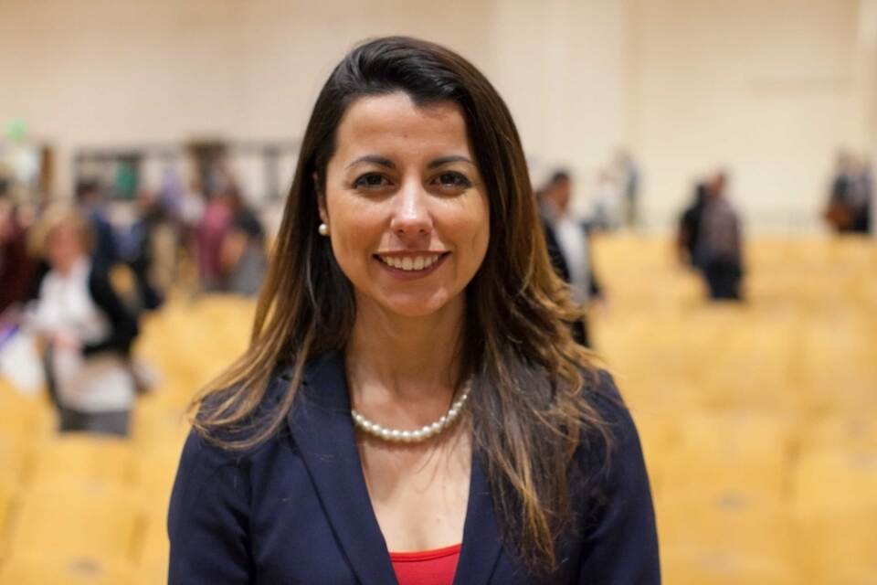 Sara Hernandez at the 34th Congressional District Candidate Forum at Eagle Rock High School on Wednesday, Mar. 23, 2017. 