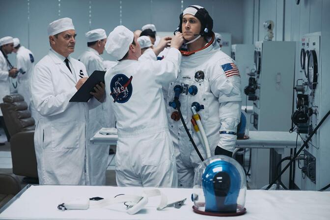 Ryan Gosling as Neil Armstrong in Universal Pictures' "First Man"