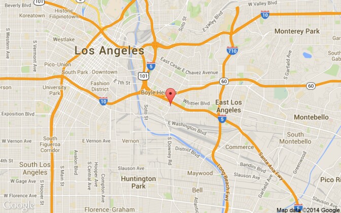 The location where a 101-year-old man was killed in a hit-and-run on Wednesday, Oct. 1, 2014.