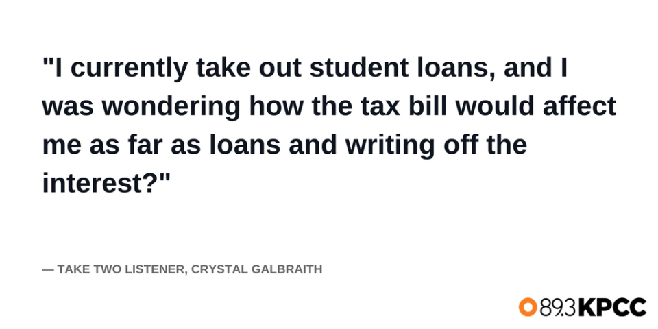 A tax question from listener Crystal Galbraith.