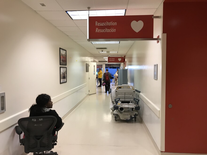 The emergency department at LAC+USC, April 10, 2018. 