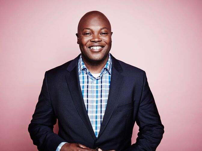 BEVERLY HILLS, CA - JULY 27: (EDITORS NOTE: This image has been digitally altered) Actor Cheo Coker from Netflix's 'Luke Cage' poses for a portrait during the 2016 Television Critics Association Summer Tour at The Beverly Hilton Hotel on July 27, 2016 in Beverly Hills, California. (Photo by Maarten de Boer/Getty Images Portrait)