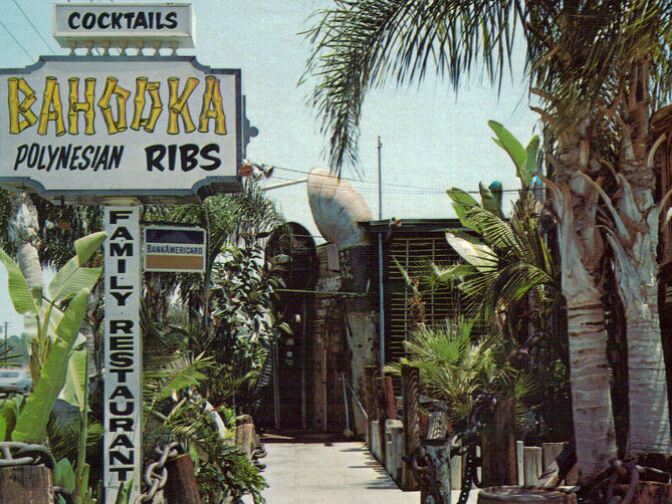 The exterior of Bahooka restaurant in Rosemead. It will close its doors on March 10, 2013.