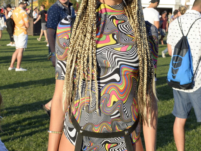 INDIO, CA - APRIL 14:  Festivalgoer attends day 1 of the 2017 Coachella Valley Music & Arts Festival Weekend 1 at the Empire Polo Club on April 14, 2017 in Indio, California.  (Photo by Matt Cowan/Getty Images for Coachella)