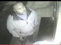 Alleged cop killer, ex-LAPD officer Christopher Dorner, from a security camera at an Orange County hotel, Jan. 28, 2013.