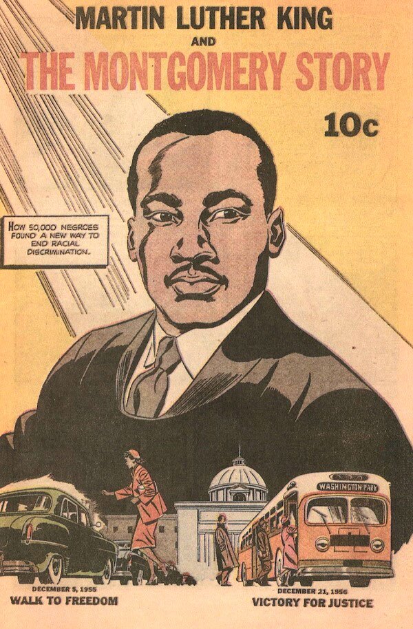The 13-page comic published in 1957 was influential to a then 17-year-old John Lewis.