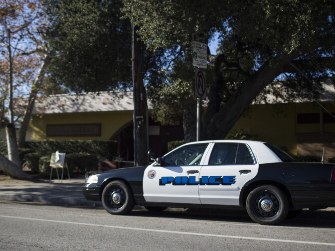 San Pascual Avenue Elementary School in Highland Park and all LAUSD schools are closed following Tuesday's threat of violence on Dec. 15, 2015.