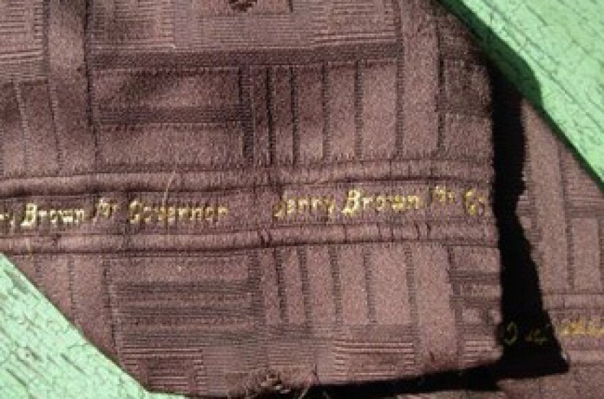 John Rabe's personal "Jerry Brown for Governor" tie. We don't know if it came in other colors, but then again, why would it?