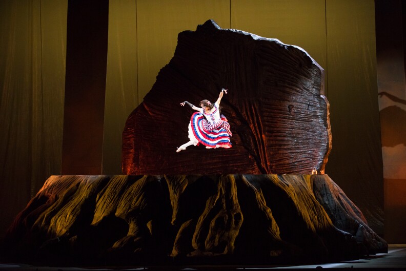 The San Francisco Opera piano dress rehearsal of "Girls of the Golden West." At the War Memorial Opera House on Wednesday night, November 8, 2017.