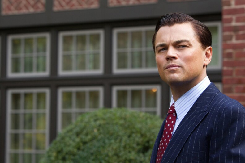 Leonardo DiCaprio in Martin Scorsese's "Wolf of Wall Street."