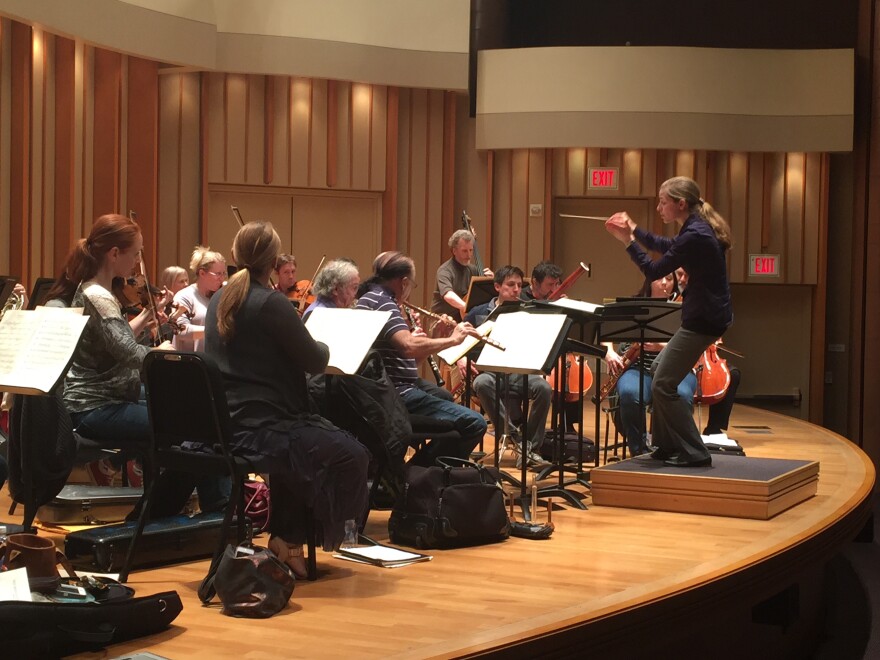 Karina Canellakis, assistant conductor of the Dallas Symphony, is one of the few women conductors in classical music.  