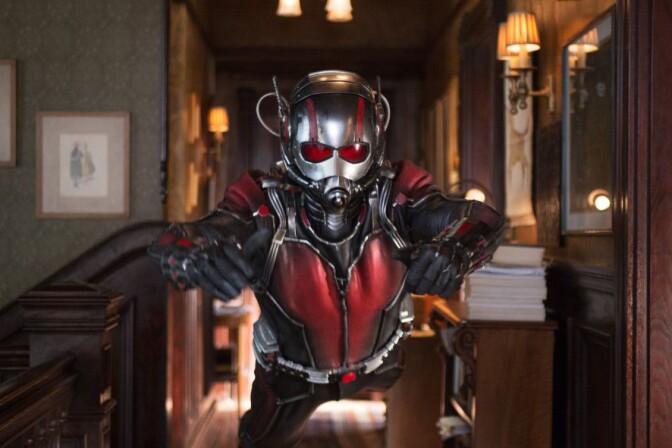 Paul Rudd stars as "Ant-Man."