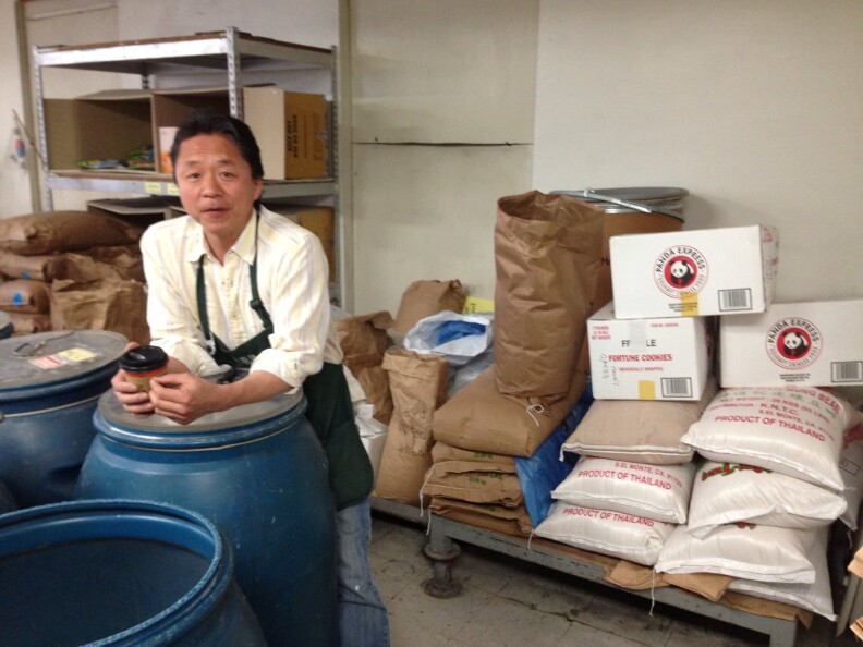 James Kim of Kim Bang Ah rice bakery in Koreatown. 