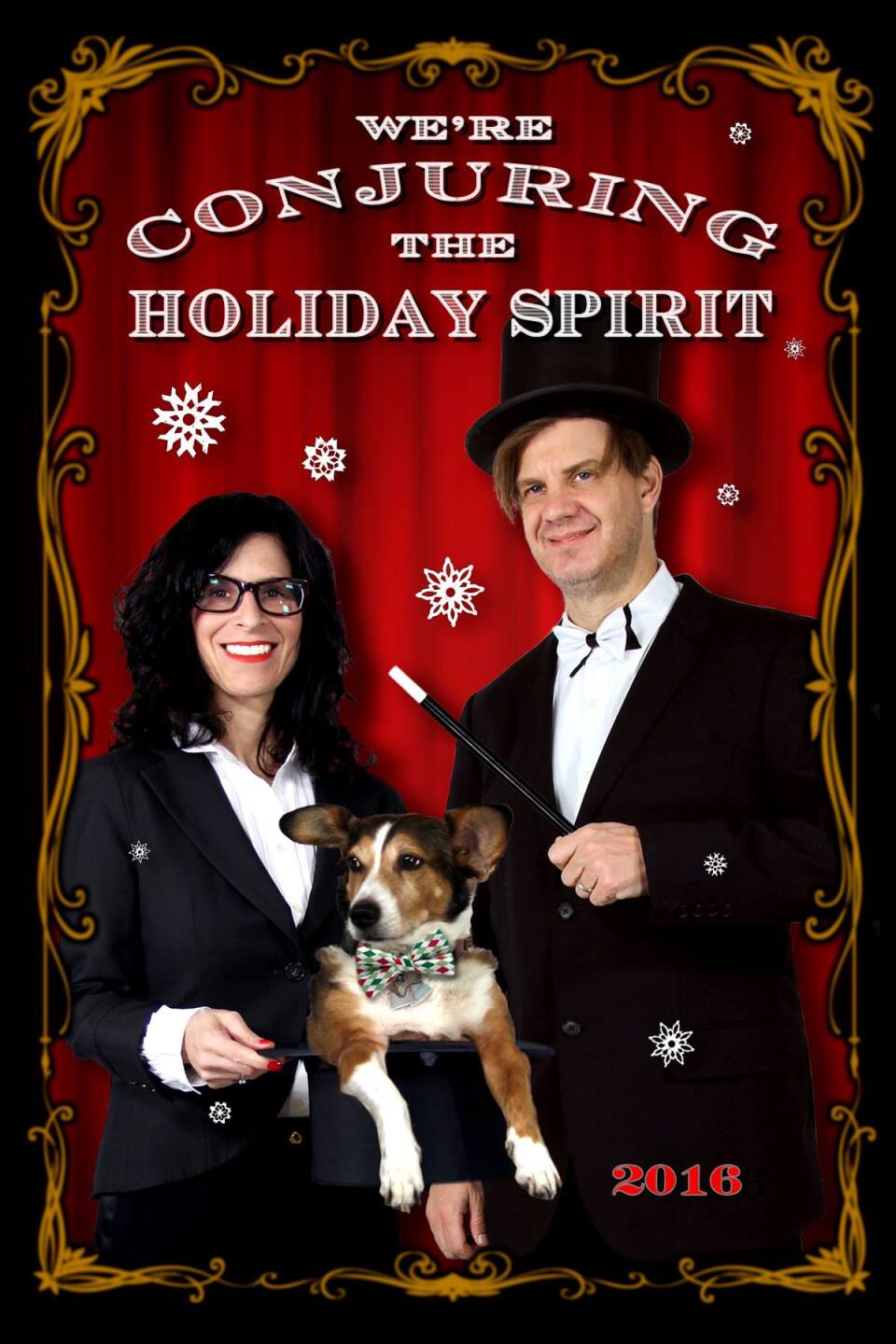 Hilary Hattenbach's 2016 holiday card